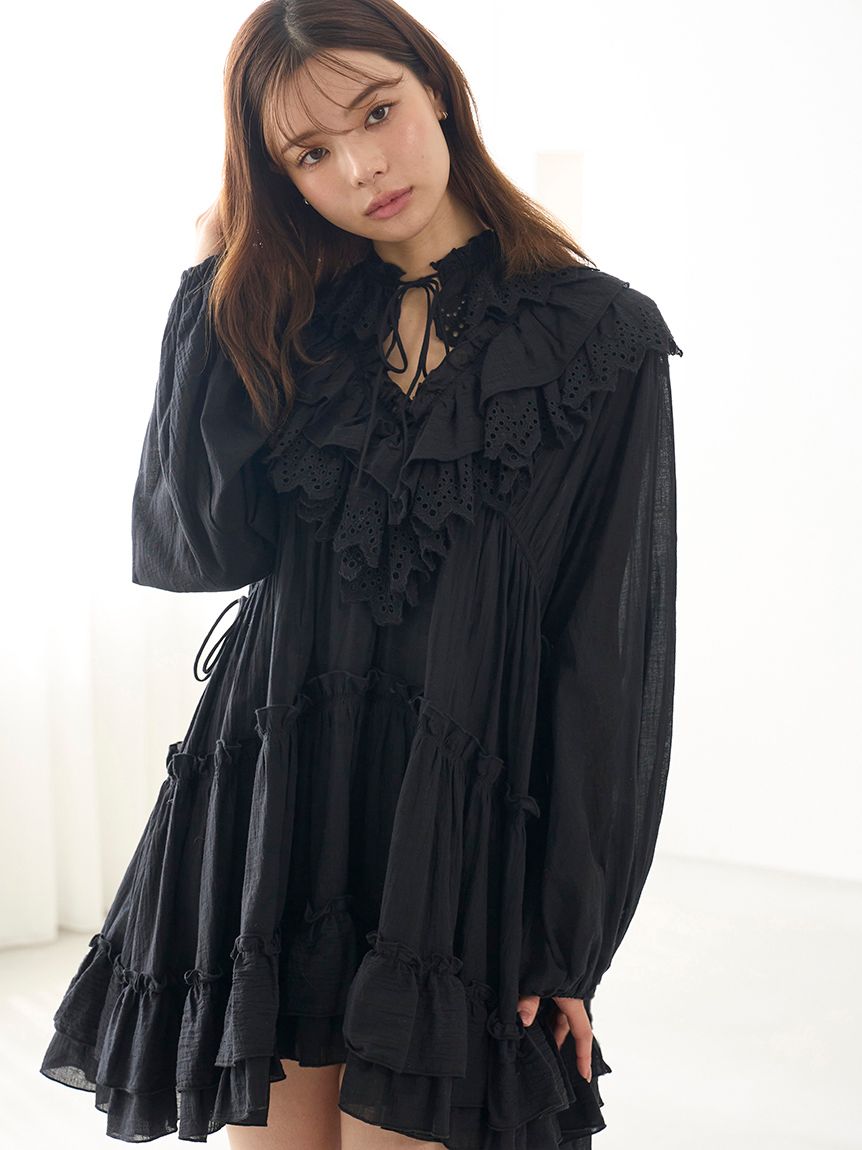 コットンレースBOHOチュニック(シャツ・ブラウス)｜トップス｜SNIDEL