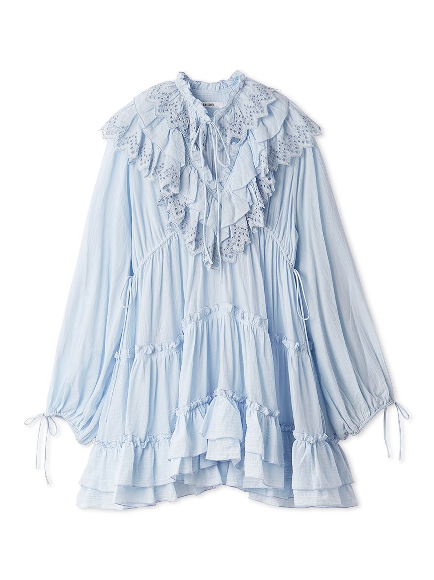 コットンレースBOHOチュニック(シャツ・ブラウス)｜トップス｜SNIDEL