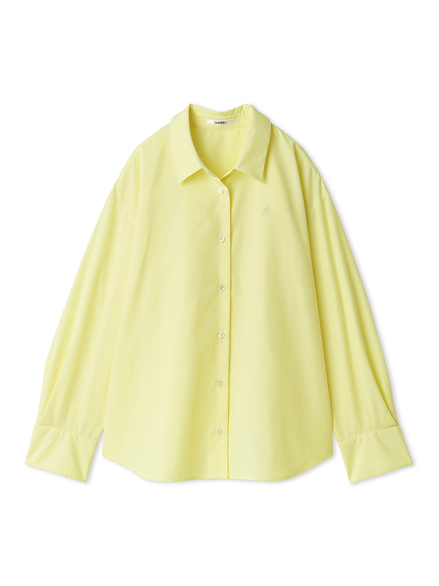 snidel スナ UVオーバーシャツ 黄色 LUMISHADE】UVオーバーシャツ(シャツ・ブラウス)｜トップス｜SNIDEL