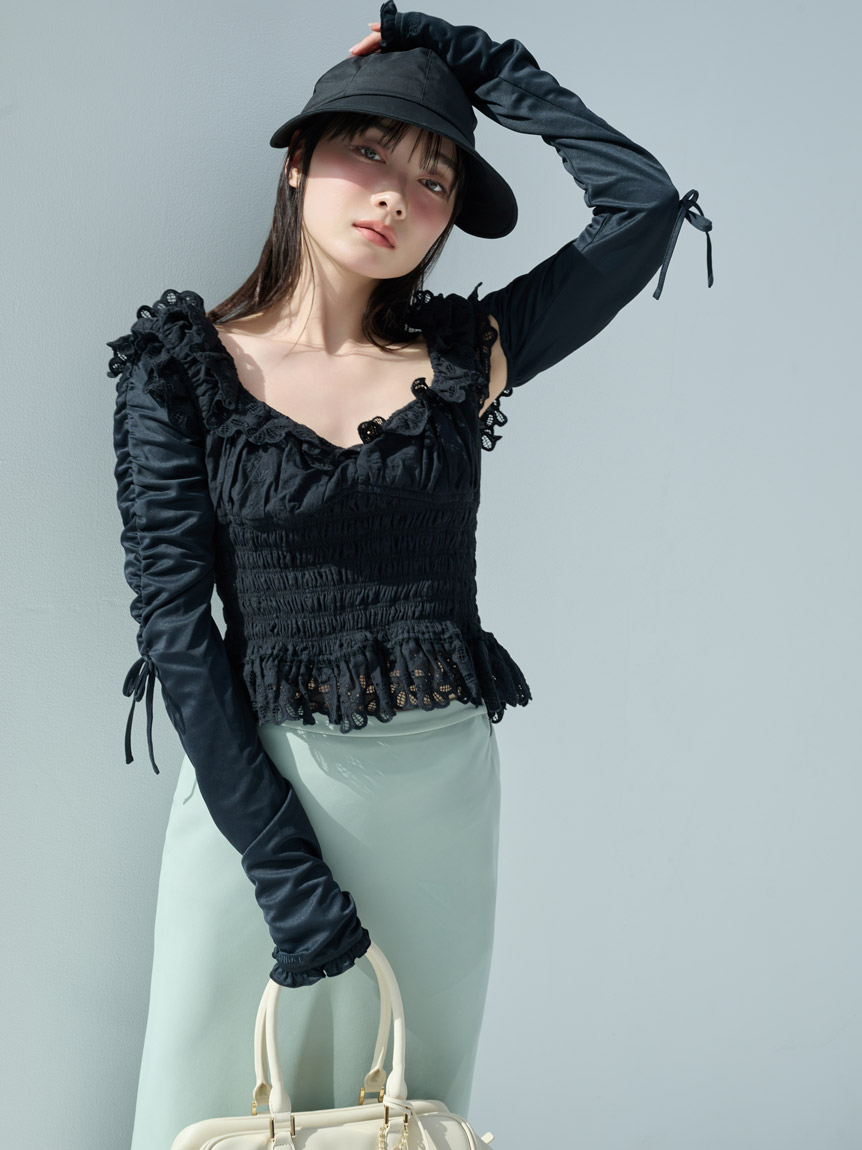 コットンシャーリングブラウス(シャツ・ブラウス)｜トップス｜SNIDEL