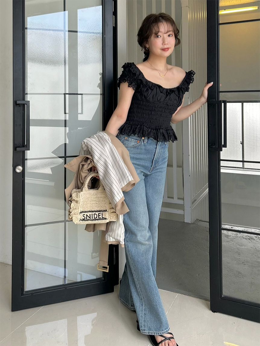 コットンシャーリングブラウス(シャツ・ブラウス)｜トップス｜SNIDEL