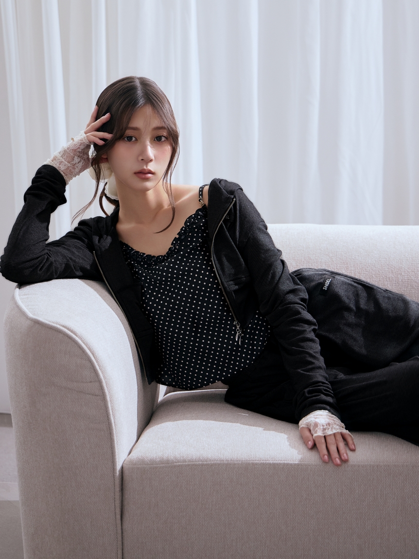 フリルトリムキャミソール(ビスチェ)｜トップス｜SNIDEL(スナイデル)の