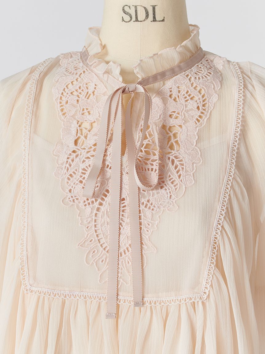 エンブロイダリー楊柳ブラウス(ブラウス)｜トップス｜SNIDEL