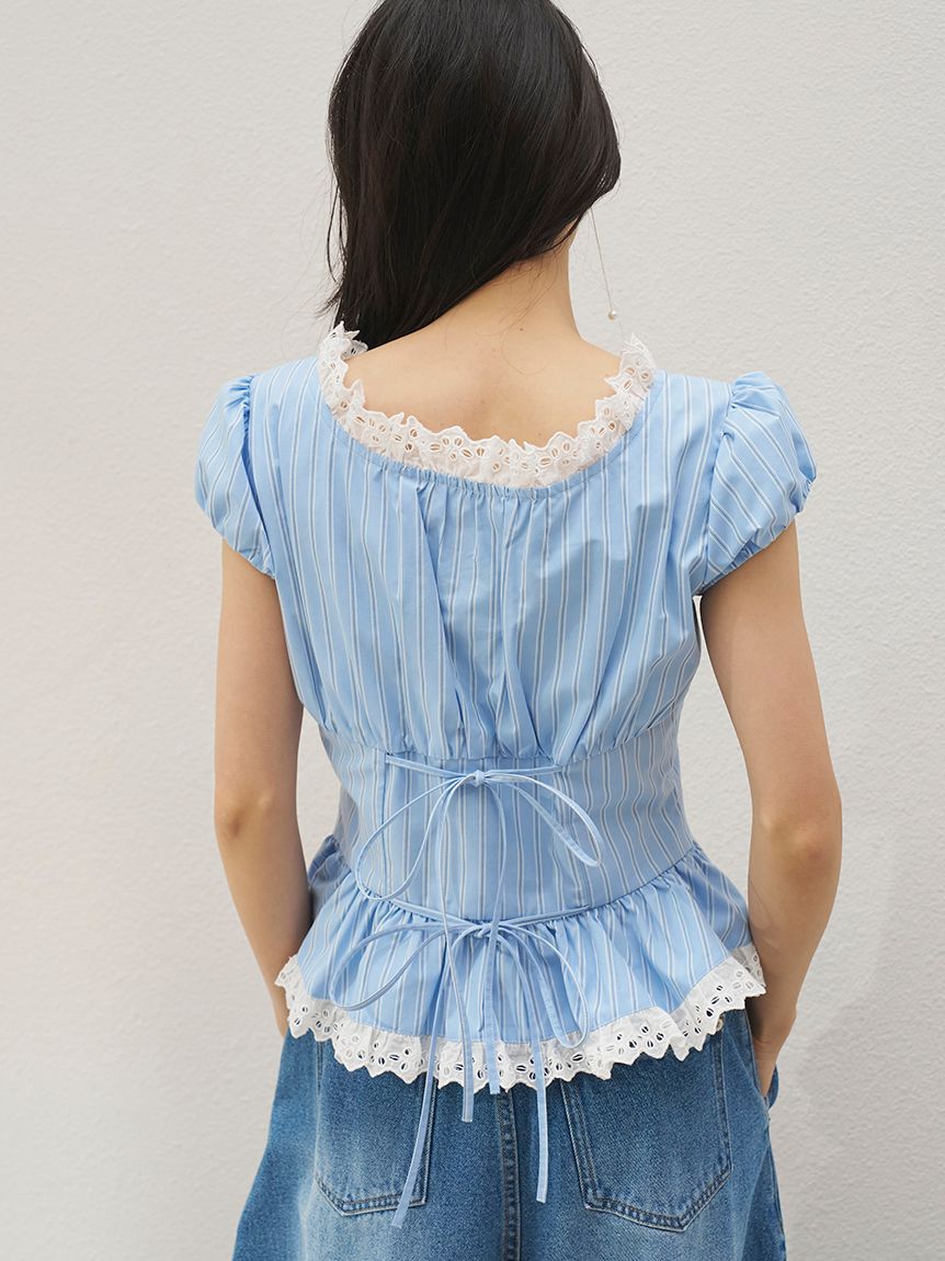 コルセットペプラムブラウス(シャツ・ブラウス)｜トップス｜SNIDEL