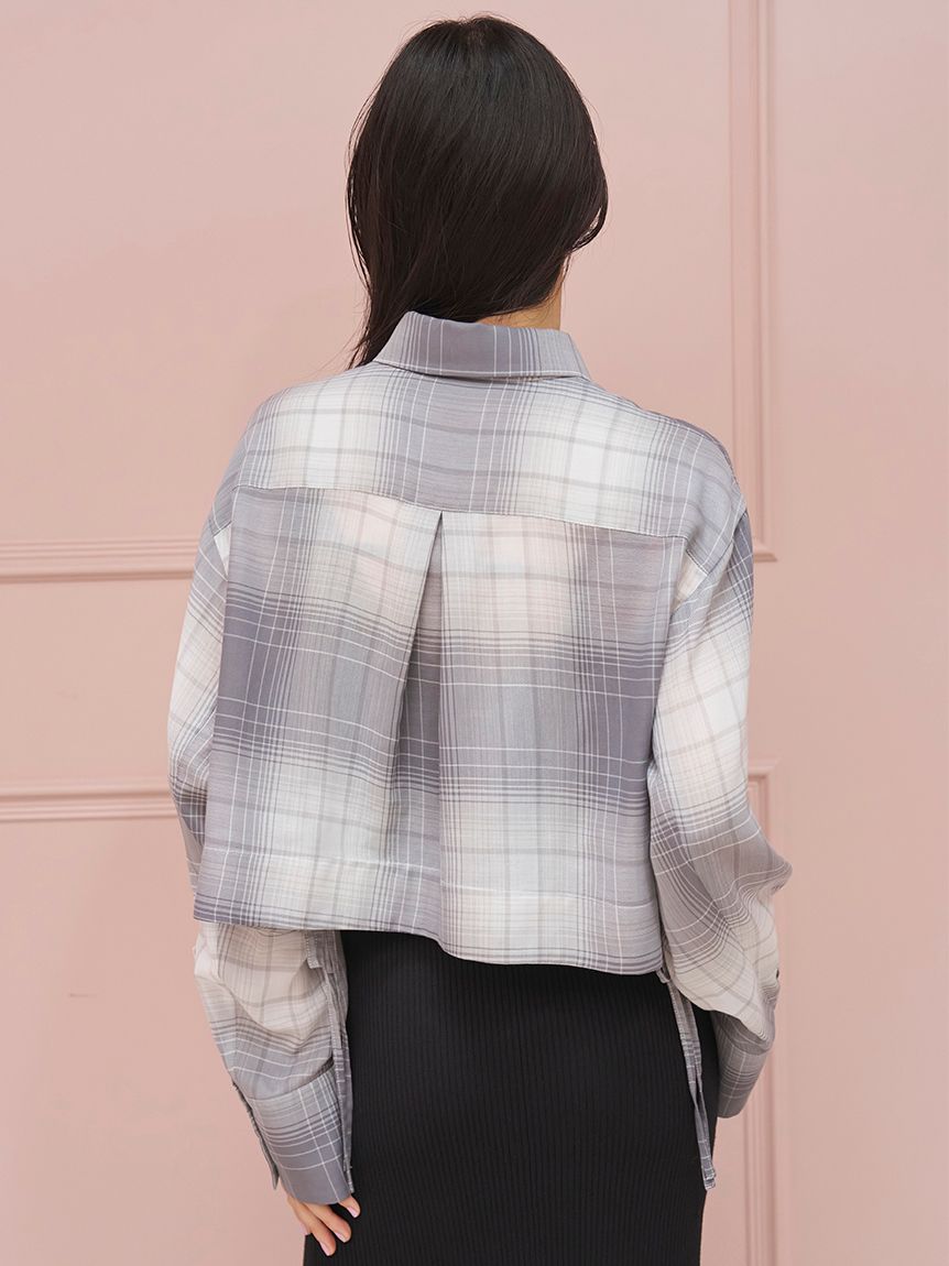 新品タグ付き♡SNIDEL♡今季♡クロップドデザインシャツ バリエクロップドシャツ(シャツ・ブラウス)｜トップス｜SNIDEL