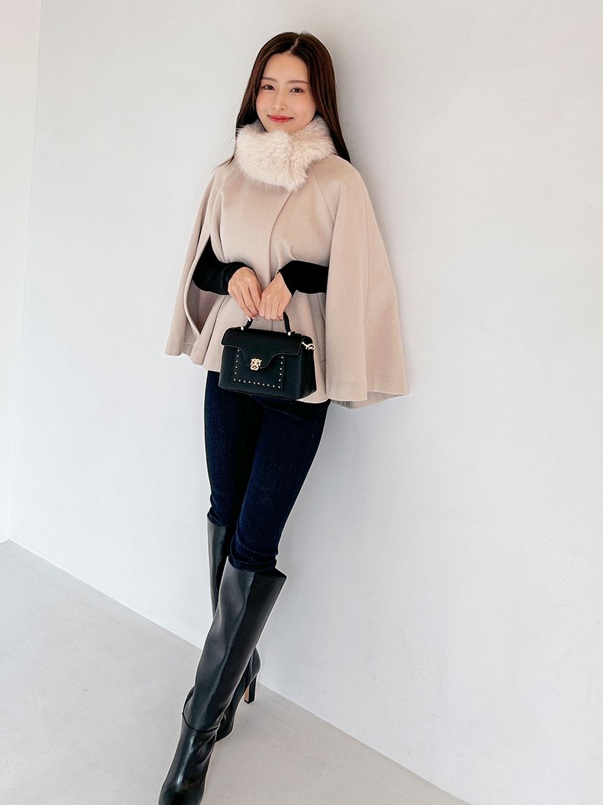 ショートケープコート(コート)｜アウター｜SNIDEL(スナイデル)の通販