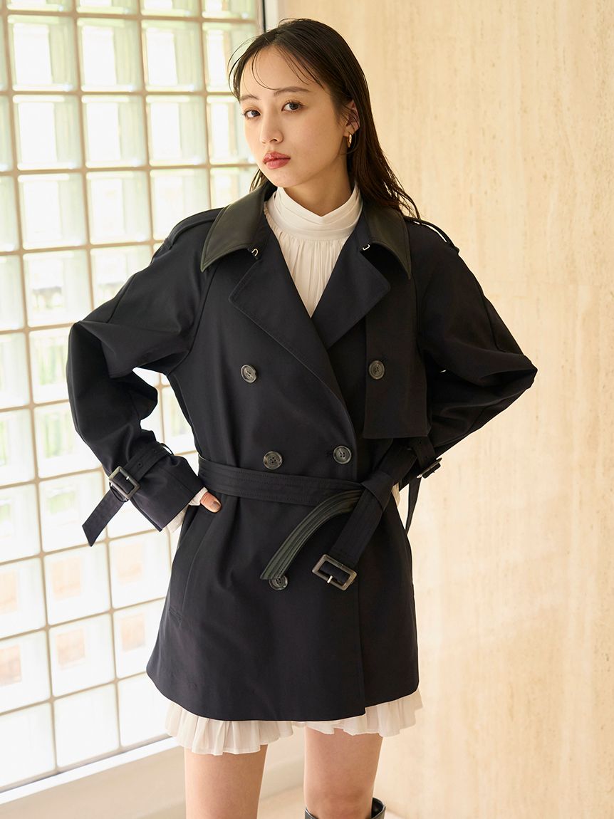 新作新品タグ付き　スナイデル♡ バリエーションミドルトレンチコート バリエーションミドルトレンチコート(コート)｜アウター｜SNIDEL