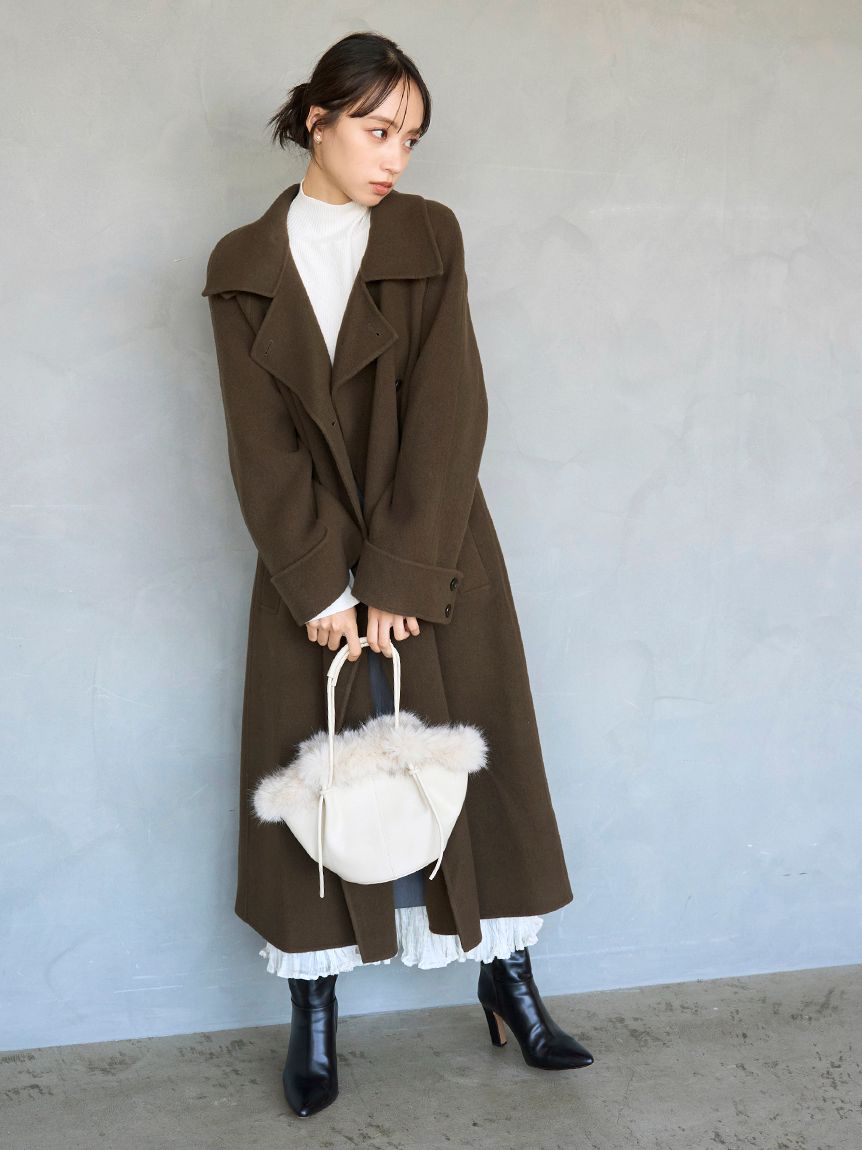 SNIDEL 【HIGH QUALITY】バルマカンリバーコート HIGH QUALITY】バルマカンリバーコート(コート)｜アウター｜SNIDEL