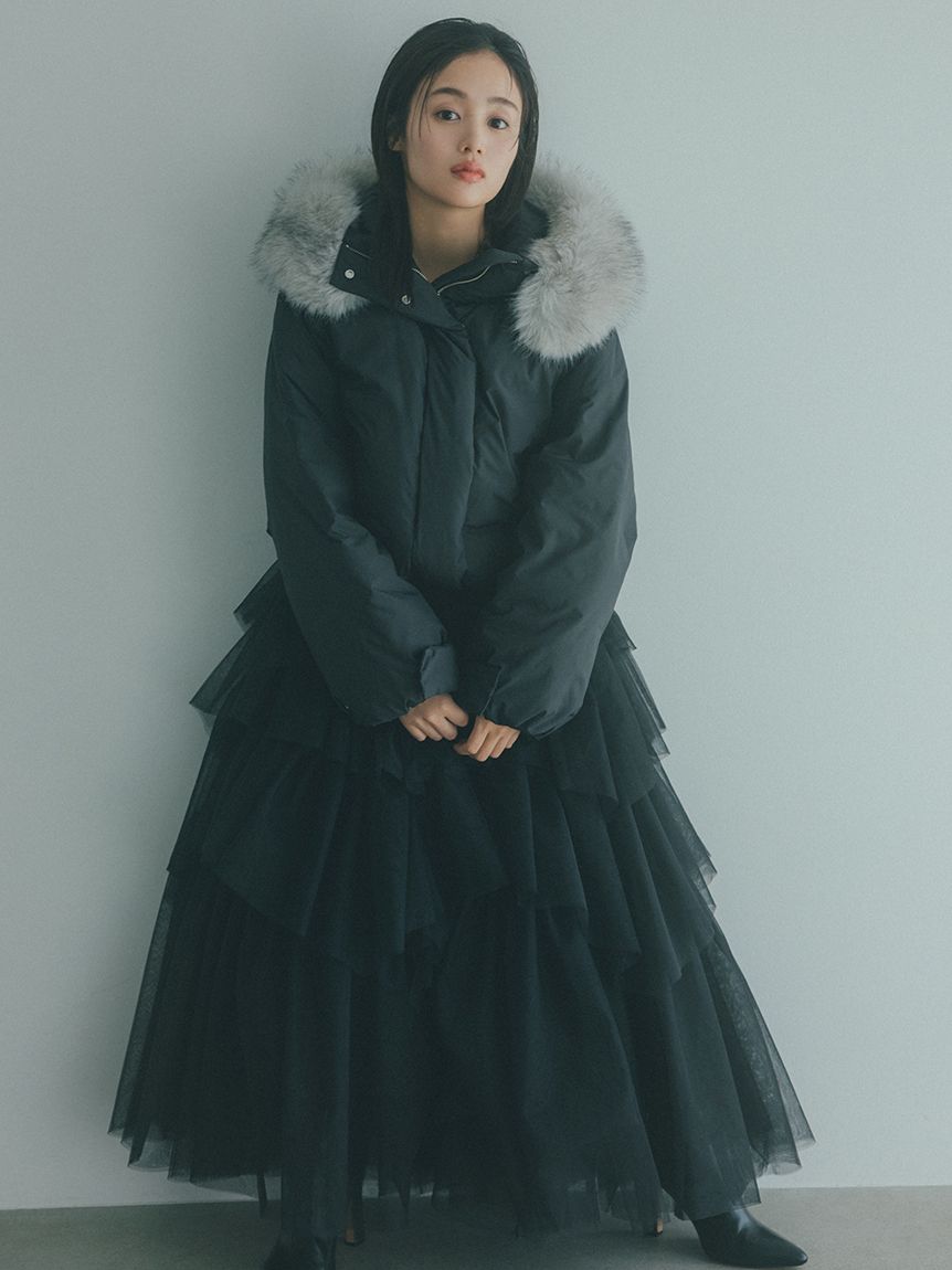 WEB限定カラーあり】西川フードファーショートダウン(コート