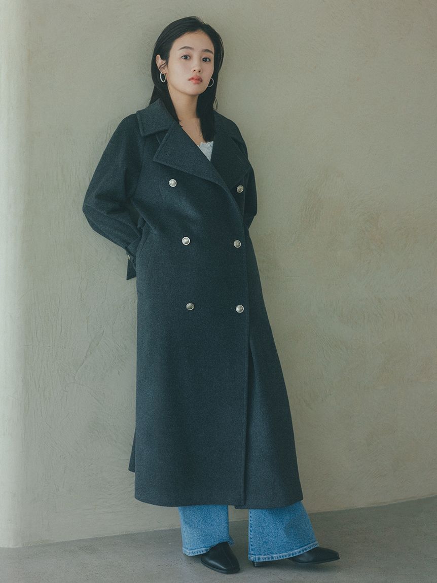 SNIDEL ウールカシミヤスタンドカラーコート MOC スナイデル SNIDEL ウールカシミヤスタンドカラーコート MOC スナイデル - メルカリ