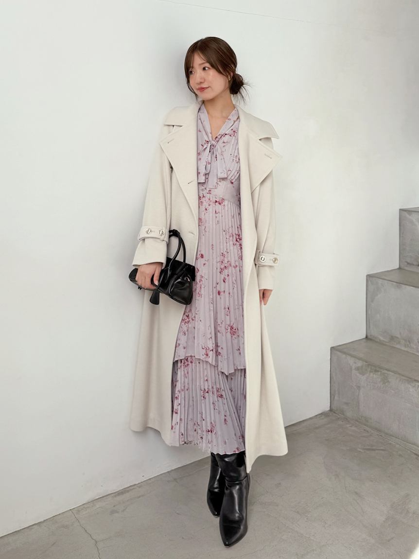 ウールカシミヤスタンドカラーコート【カンヘウォン着用】(コート