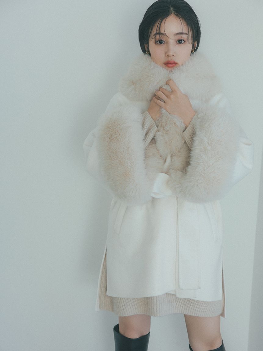 ファーケープコート(コート)｜アウター｜SNIDEL(スナイデル)の通販