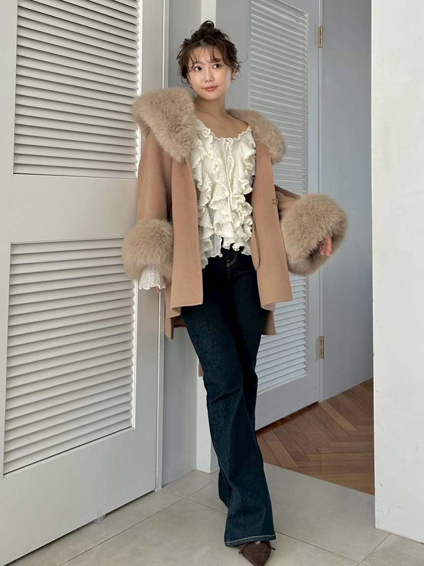 ファーケープコート(コート)｜アウター｜SNIDEL(スナイデル)の