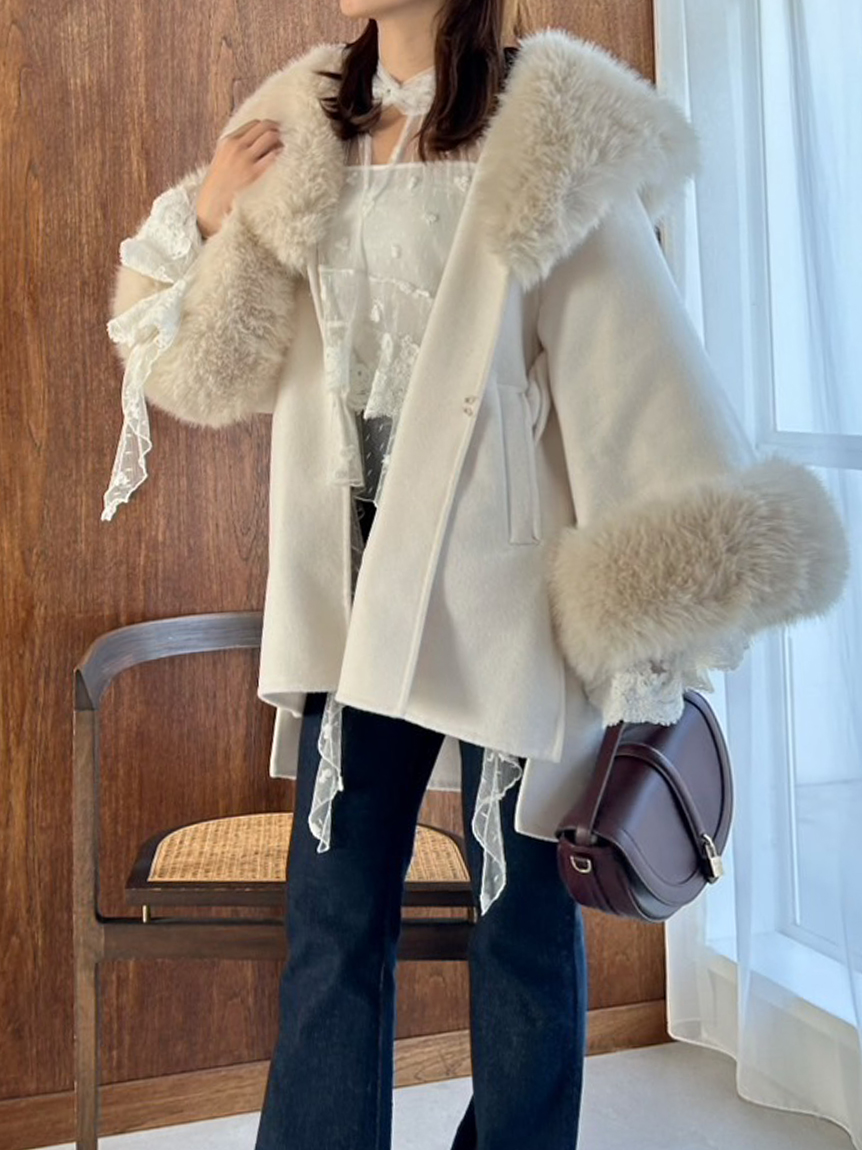 ファーケープコート(コート)｜アウター｜SNIDEL(スナイデル)の通販