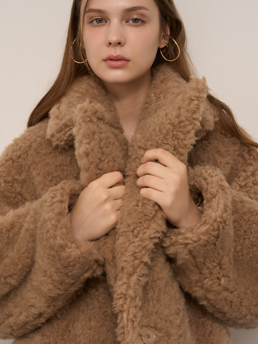 ボアロングコート(ムートンコート)｜アウター｜SNIDEL(スナイデル)の