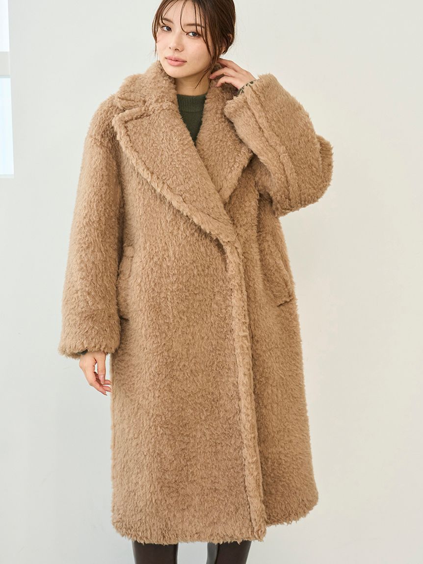 ボアロングコート(コート)｜アウター｜SNIDEL(スナイデル)の通販サイト