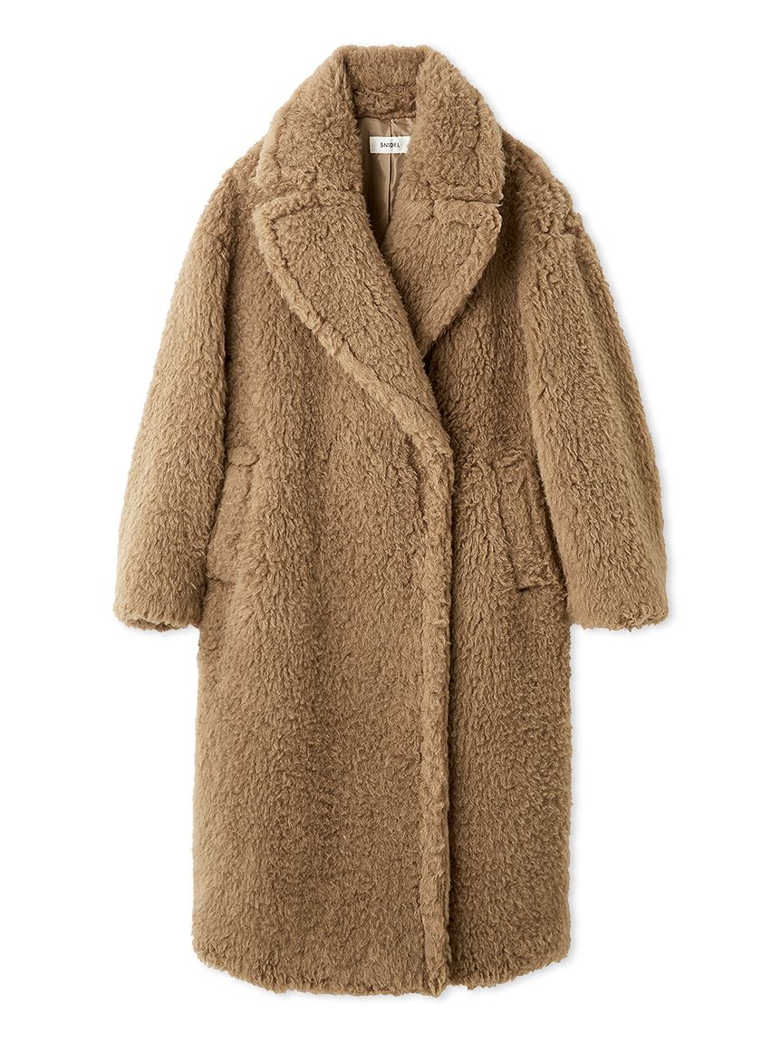 ボアロングコート(ムートンコート)｜アウター｜SNIDEL(スナイデル)の