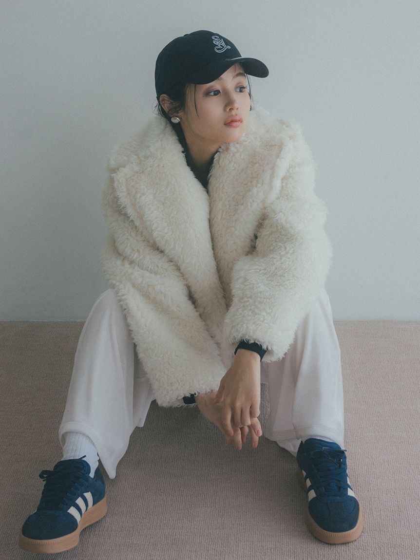 ボアショートコート【カンヘウォン着用】(コート)｜アウター｜SNIDEL