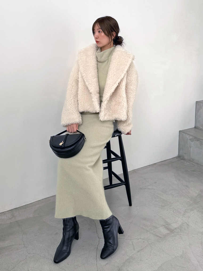 maed for mini ボアコート maed for mini ボアコート short boa coat | mite