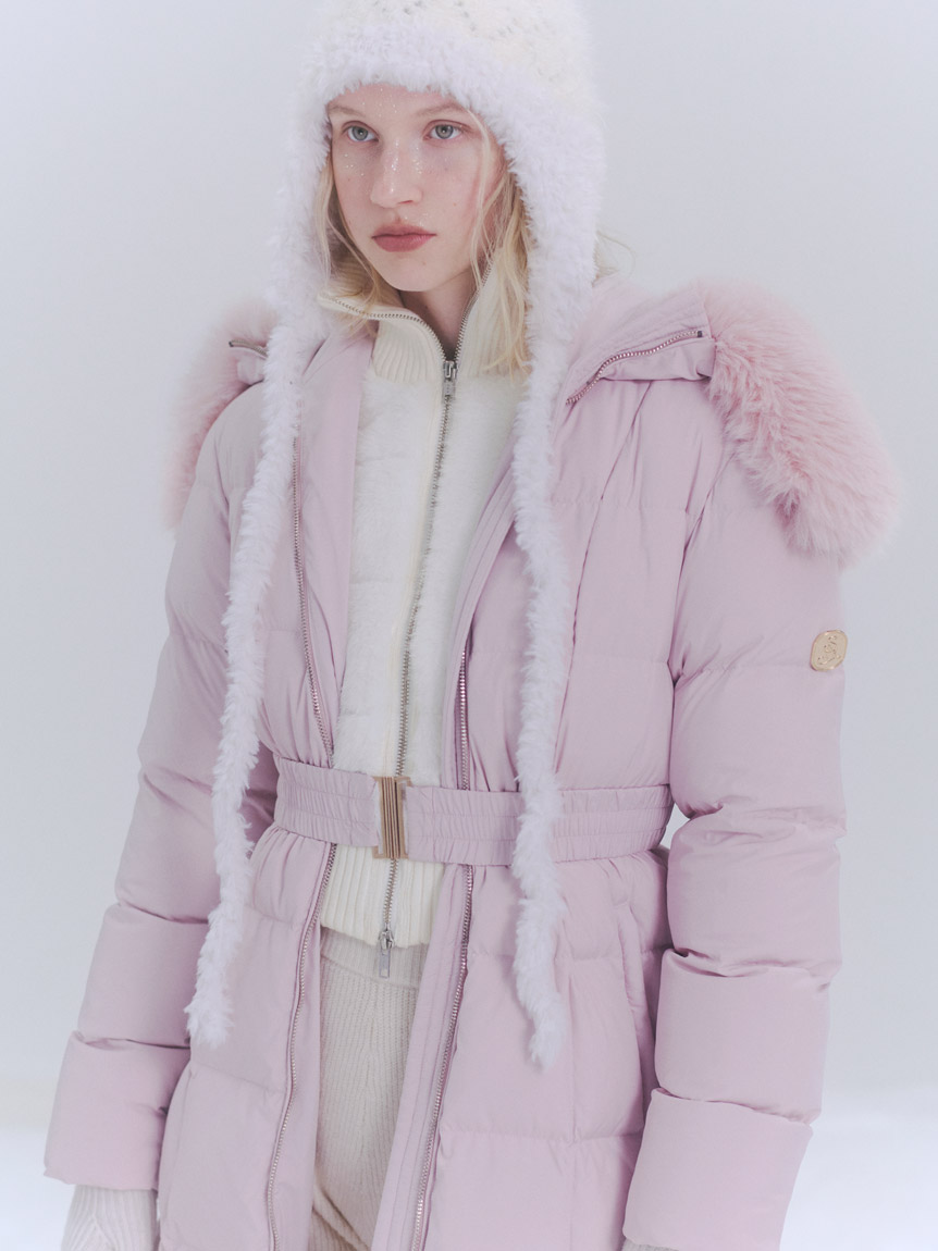 00サイズあり】スタイルアップフレンチダウンロングコート(ダウン