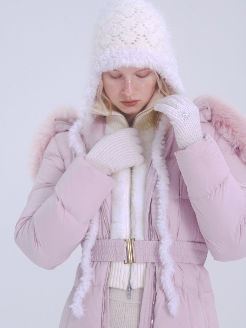 極美品 ロロピアーナ ナイロン フーデットコート ジャケット ピンク 44 XL 極美品 ロロピアーナ ナイロン フーデットコート ジャケット ピンク 44