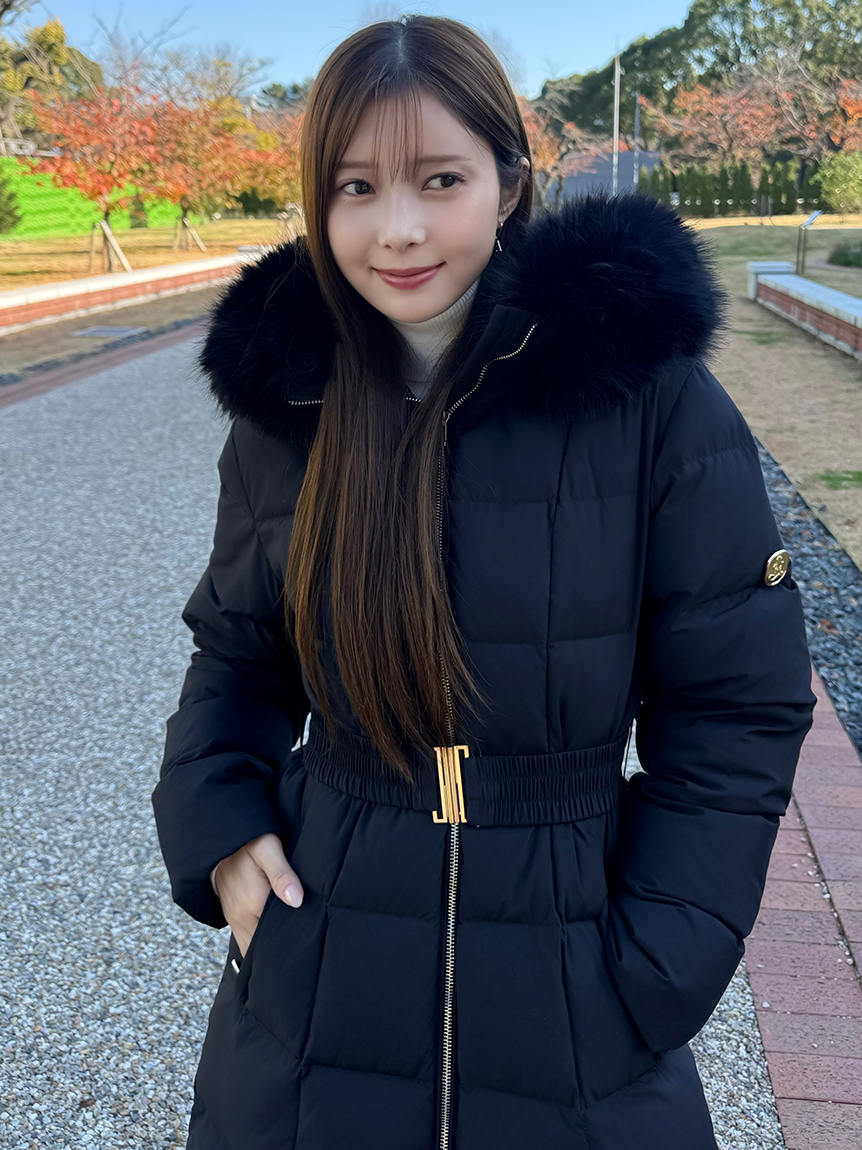 00サイズあり】スタイルアップフレンチダウンロングコート(コート