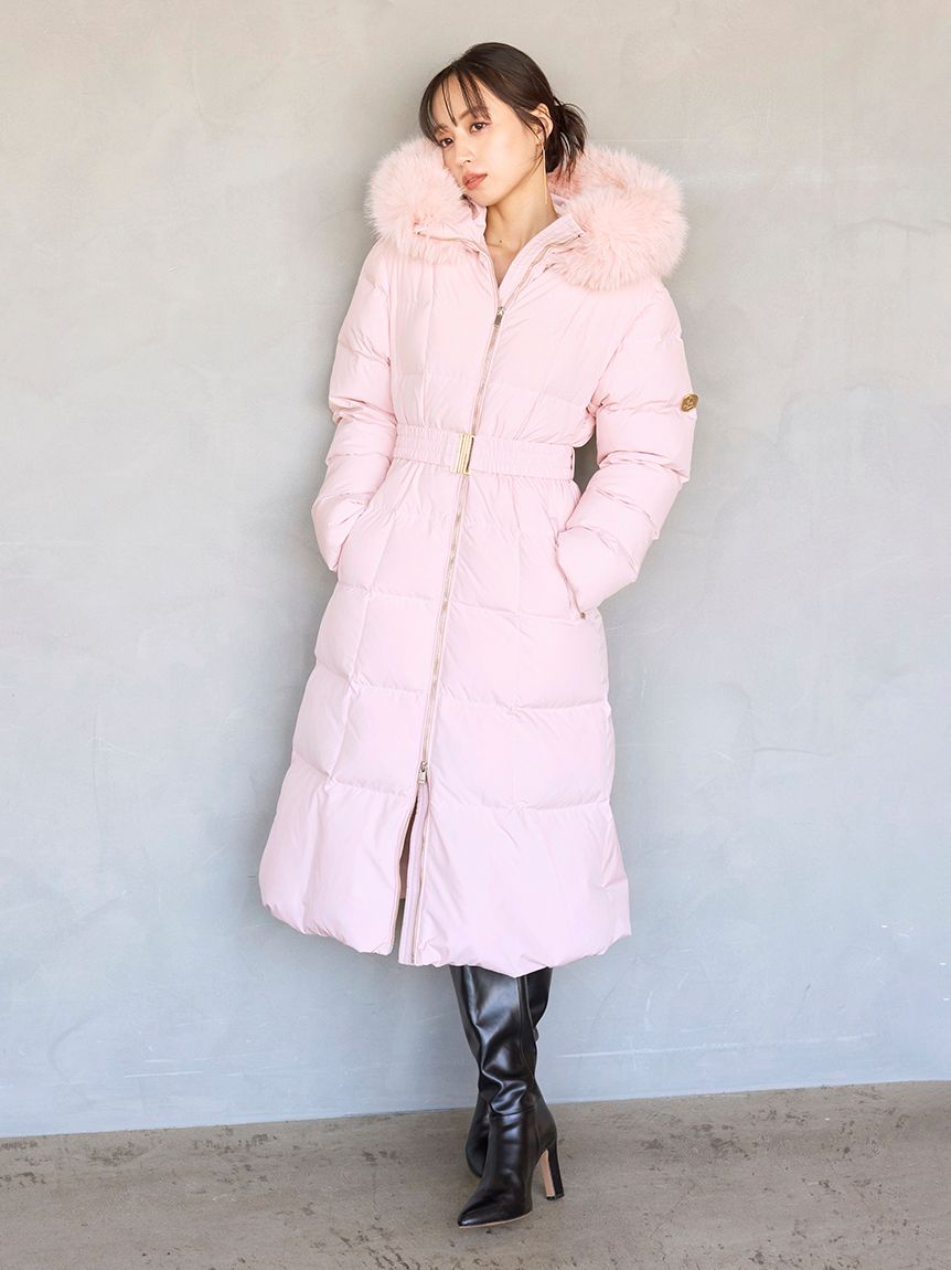 SNIDEL スナイデル ミドルフレンチダウン フード付き コート snidel ミドルフレンチダウン