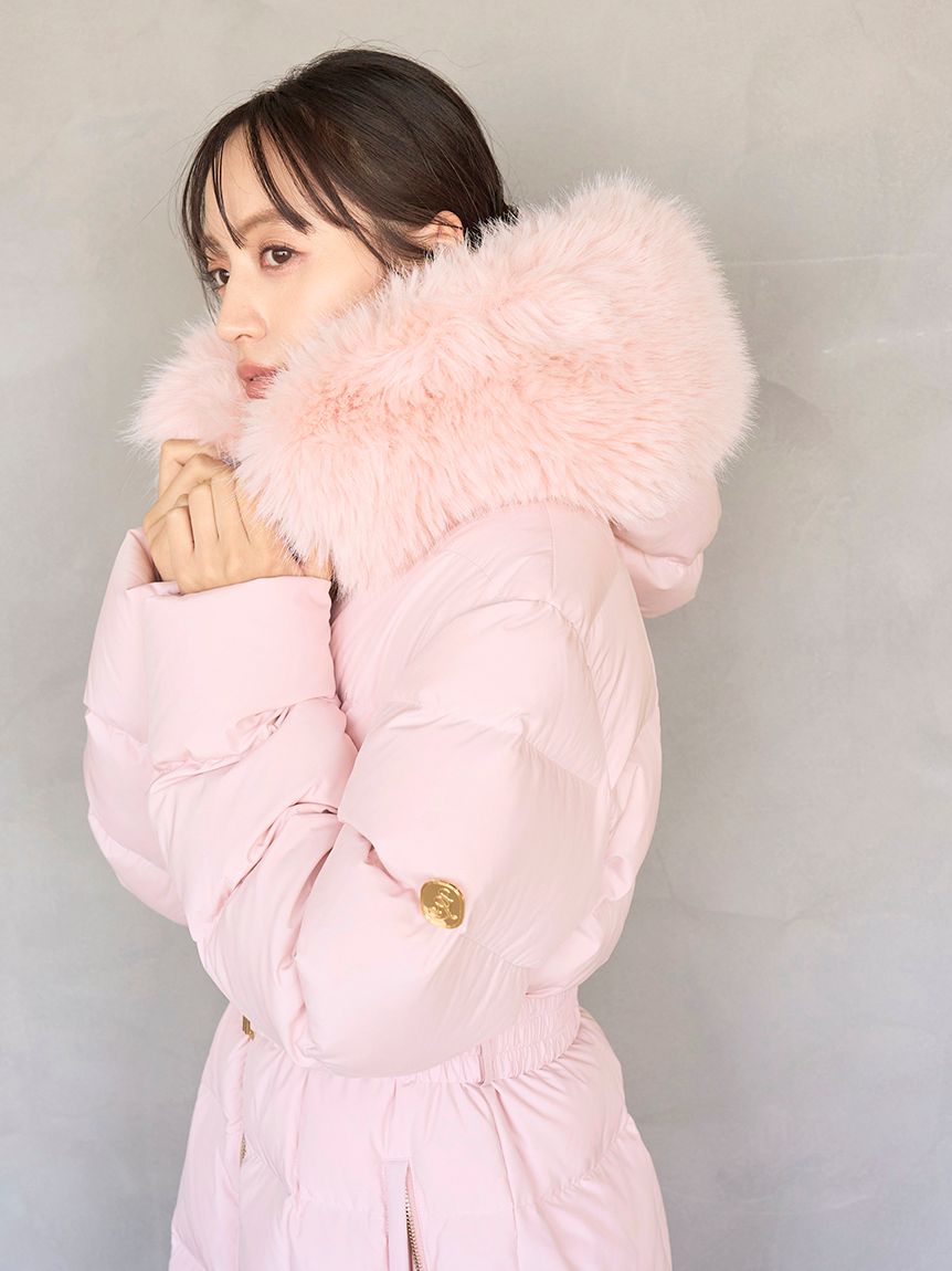 00サイズあり】スタイルアップフレンチダウンロングコート(ダウン