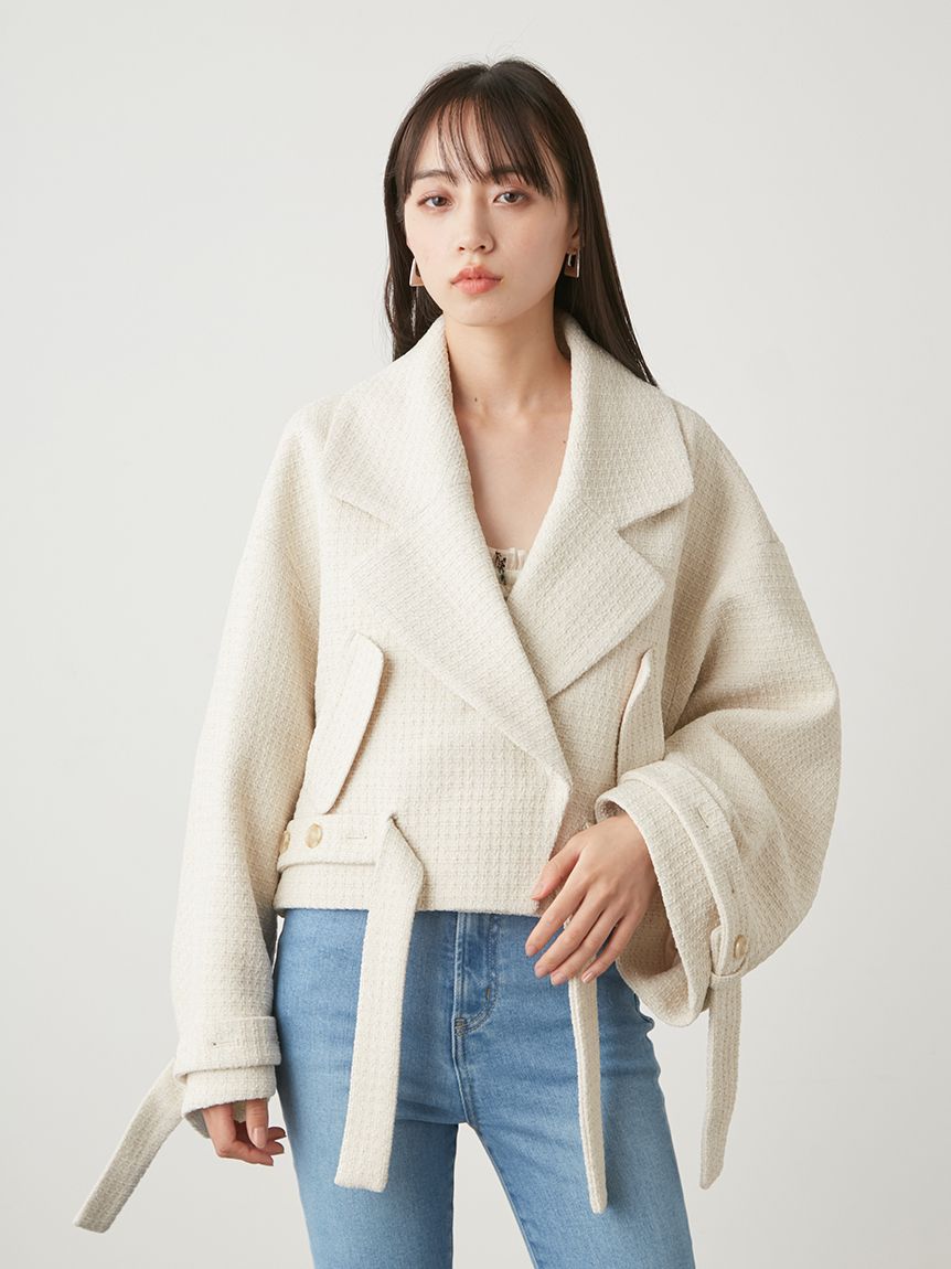 8,168円SNIDEL Sustainableショートブルゾン