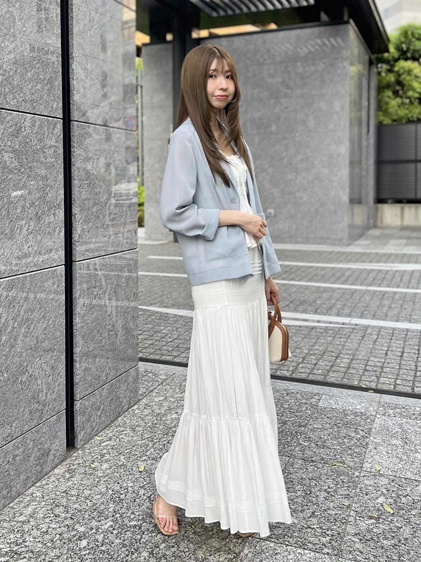 専用　SNIDEL シアーシャツジャケット Sustainableシアーシャツジャケット(テーラードジャケット