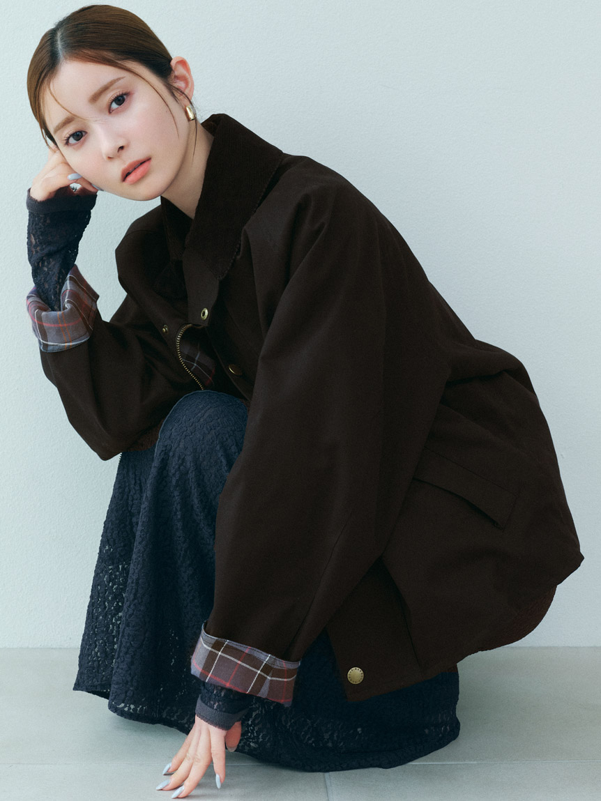 【Barbour】別注ジャケット/TRANSPORT snidel スナイデル Barbour】別注ジャケット/TRANSPORT(ブルゾン)｜アウター｜SNIDEL