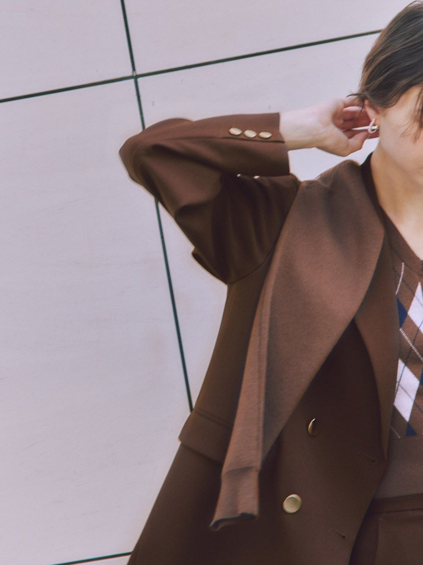 Sustainableメタルボタンテーラードジャケット(ジャケット)｜アウター