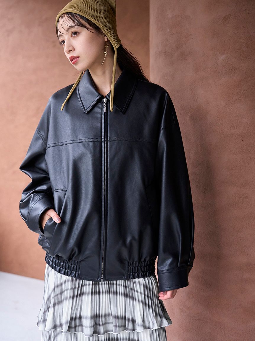 SNIDEL バリエボンバージャケット SNIDEL - 【正規品】snidel バリエボンバージャケット BRW