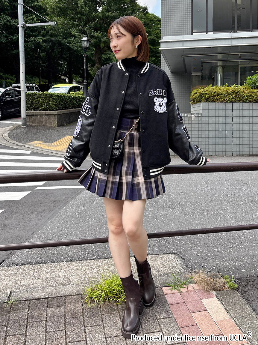 snidel スタジャン UCLA⁄NUTMEGスタジャン(ブルゾン)｜アウター