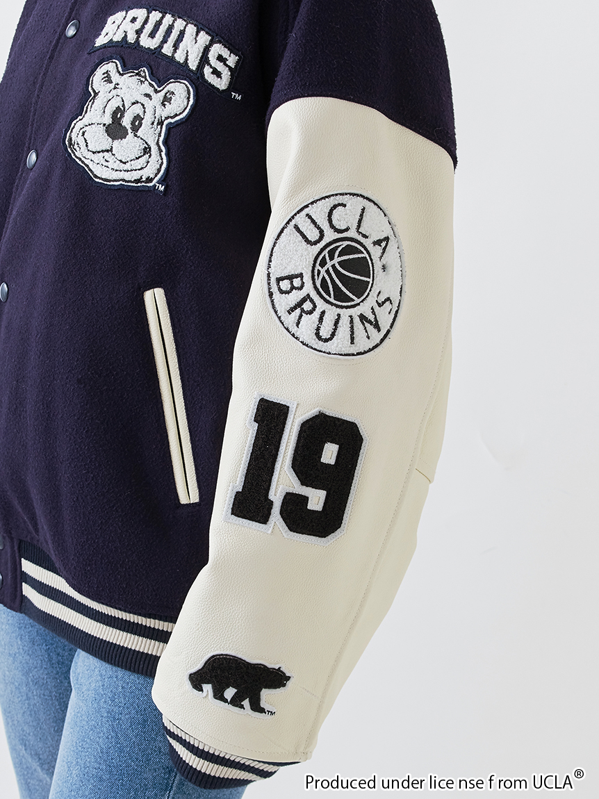 完売色♥️新作新品✨ SNIDEL 【UCLA/NUTMEG】スタジャン UCLA/NUTMEG】スタジャン(ブルゾン)｜アウター｜SNIDEL