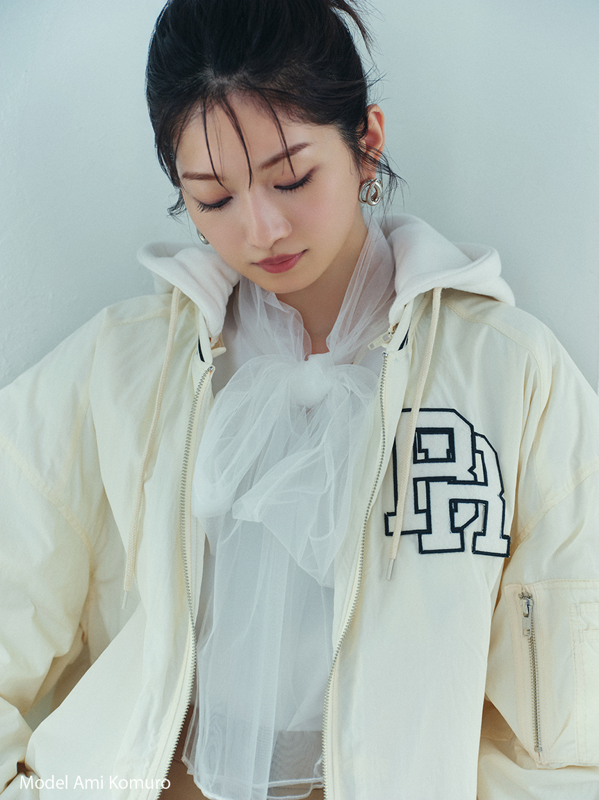 NUTMEG】コラボフード付きMA-1(ブルゾン)｜アウター｜SNIDEL