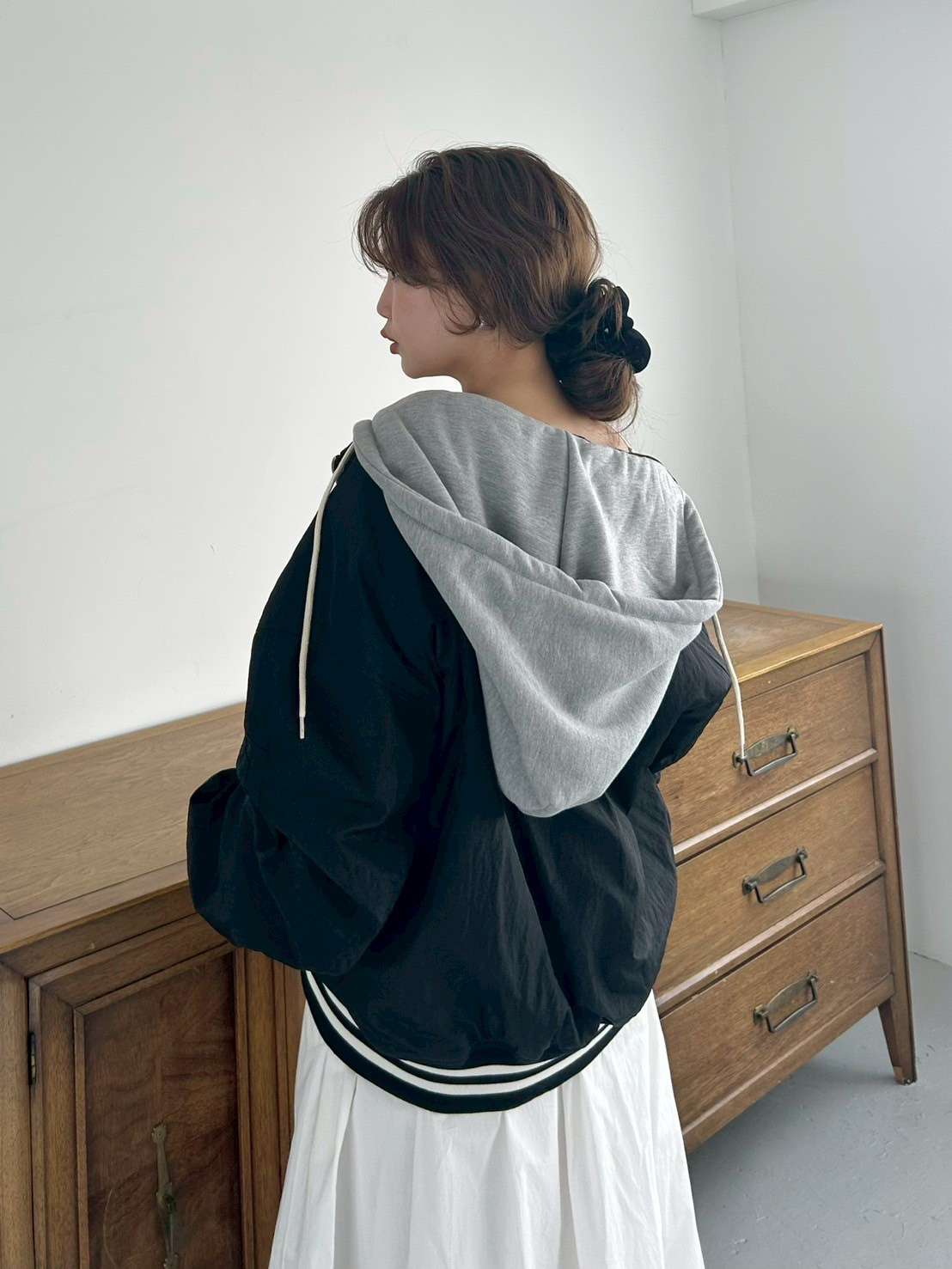 NUTMEG】コラボフード付きMA-1(ブルゾン)｜アウター｜SNIDEL