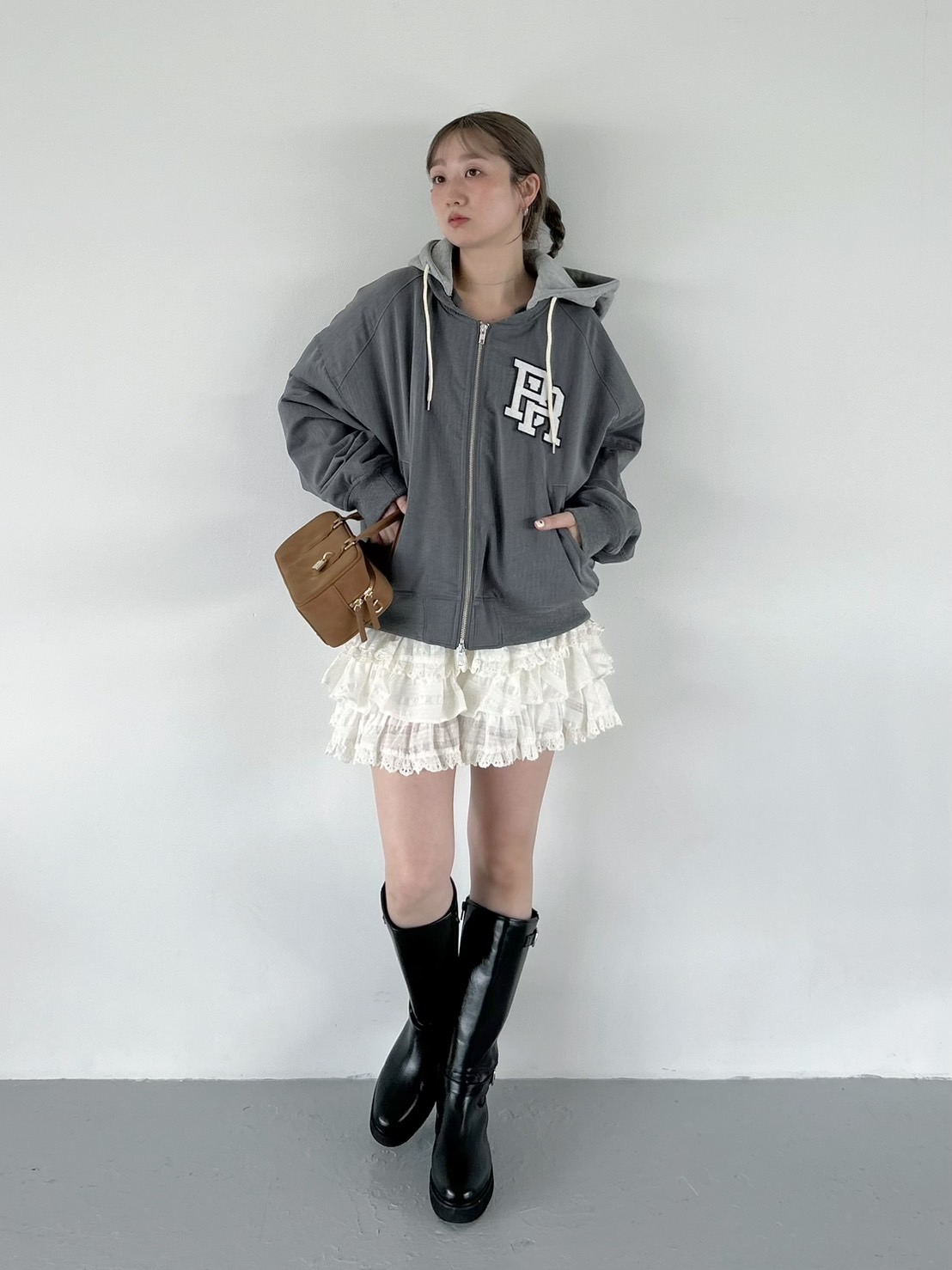 ⭐美品⭐PEARLYGATES⭐フード付きジャケット⭐白⭐M⭐ NUTMEG】コラボフード付きMA-1(ブルゾン)｜アウター｜SNIDEL