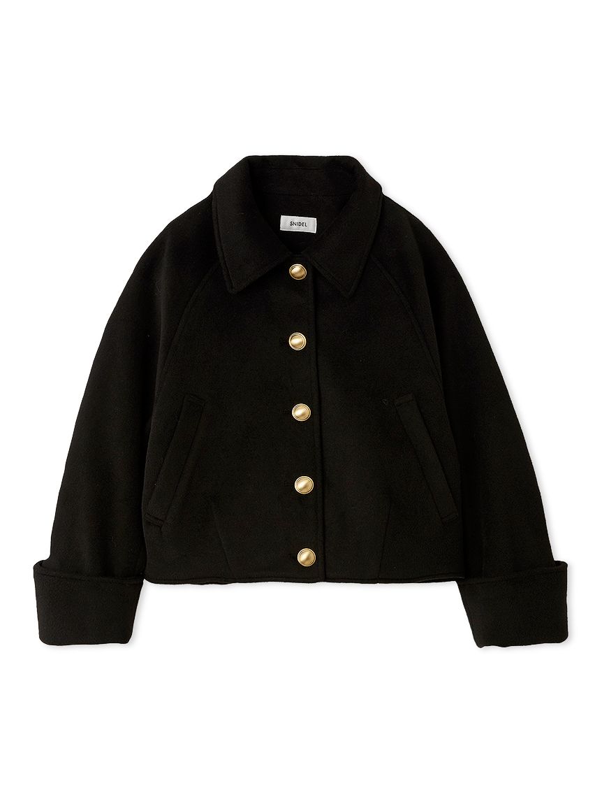 完売色♥️未開封✨ SNIDEL ステンカラーメタルボタンジャケット ステンカラーメタルボタンジャケット(ジャケット)｜アウター｜SNIDEL