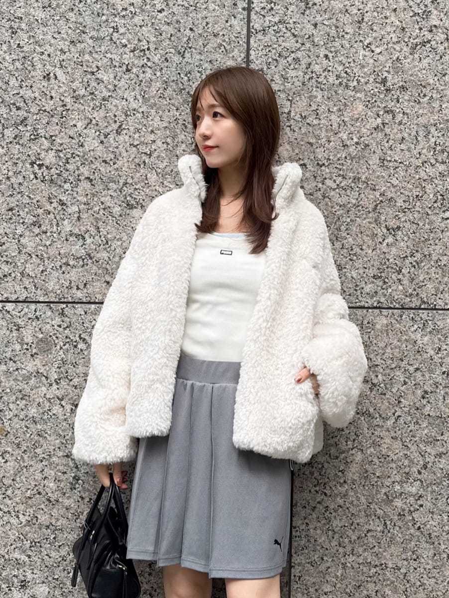 SNIDEL×PUMA】エコファーブルゾン(ブルゾン)｜アウター｜SNIDEL