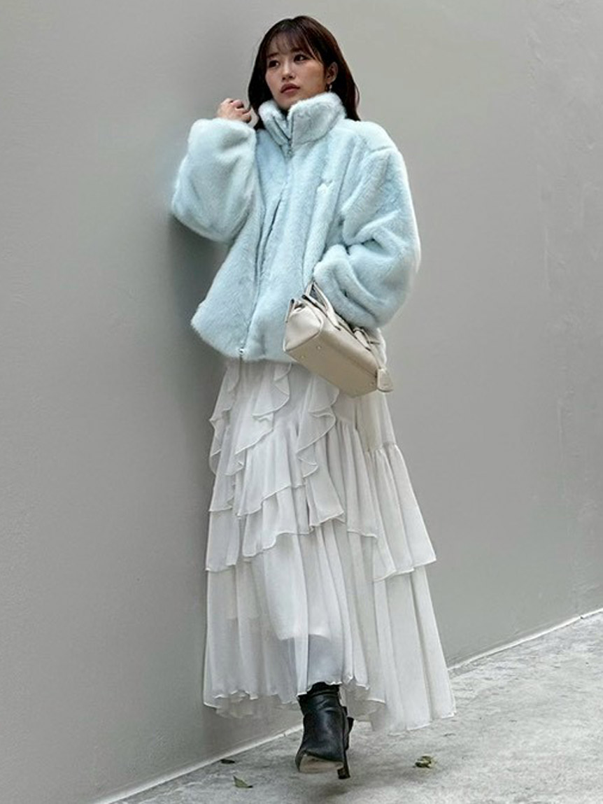 SNIDEL×PUMA】エコファーブルゾン(ブルゾン)｜アウター｜SNIDEL