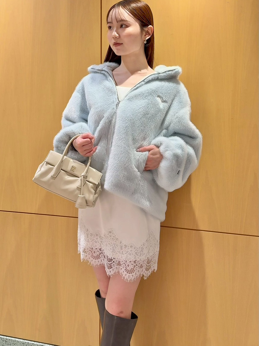 SNIDEL×PUMA】エコファーブルゾン(ブルゾン)｜アウター｜SNIDEL