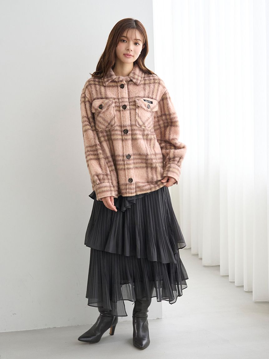 SNIDEL/Prentiss】チェックCPOジャケット(ジャケット)｜アウター