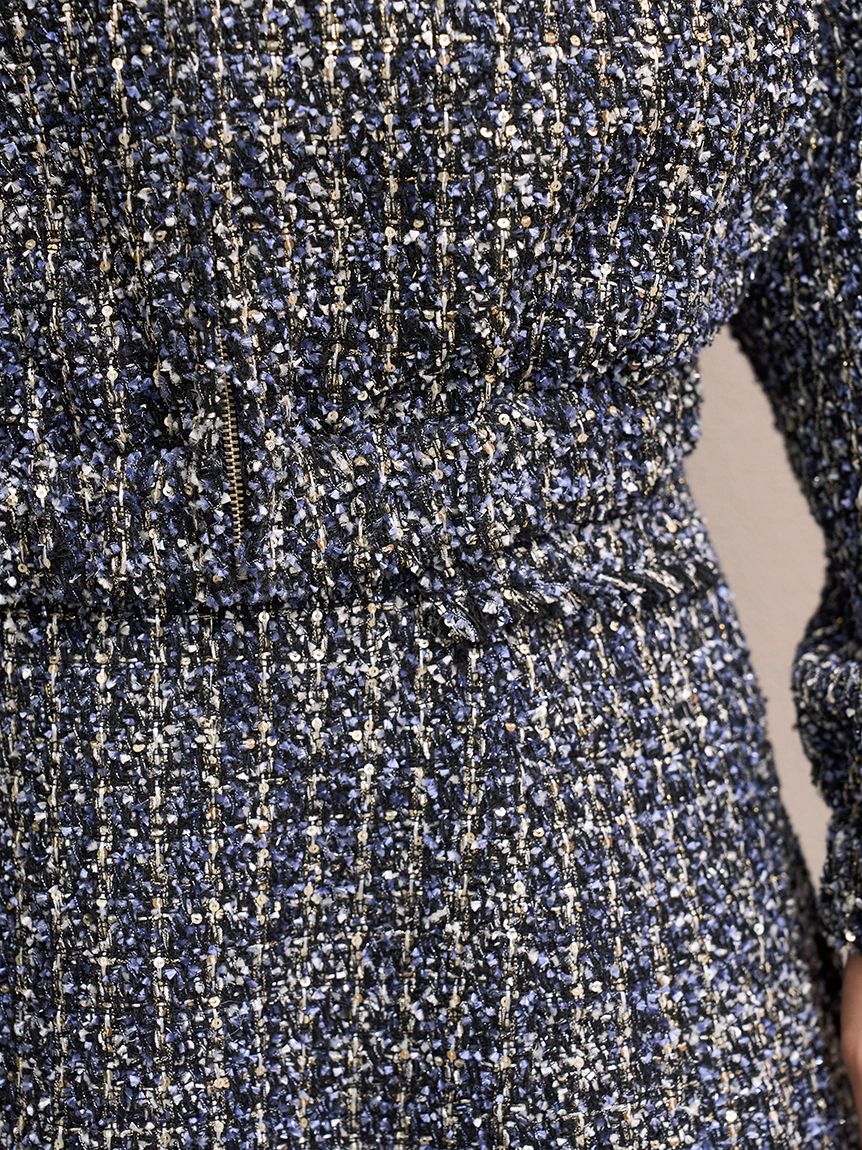 ファー付きツイードブルゾン(ブルゾン)｜アウター｜SNIDEL(スナイデル