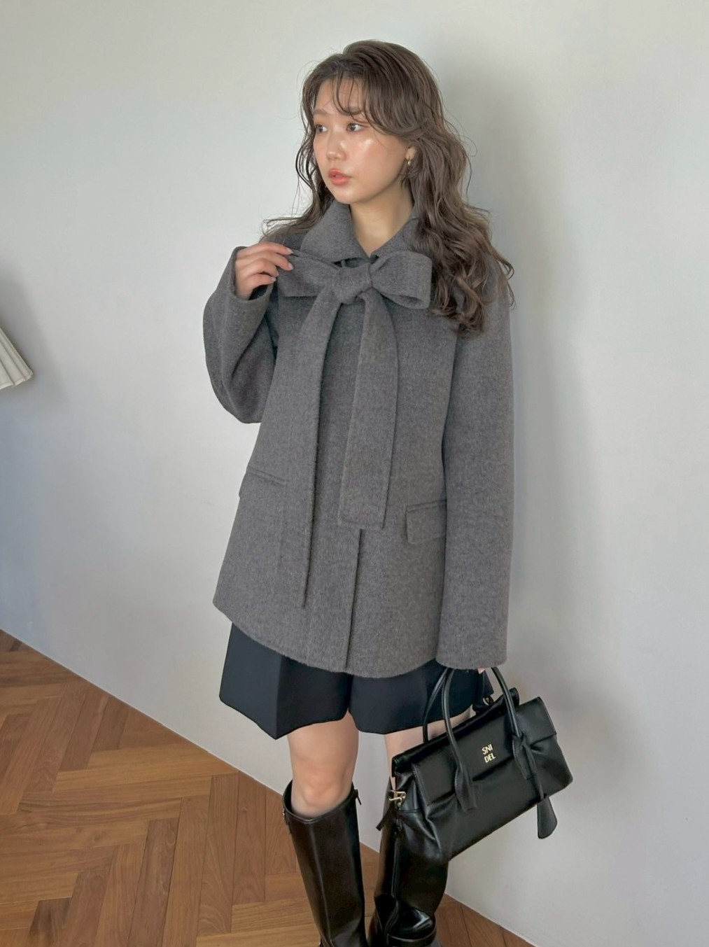 SNIDEL リバーリボンジャケット　グレー　今期完売　新品タグ付き　スナイデル SNIDEL（スナイデル） ジャケット テーラードジャケット リバーリボン