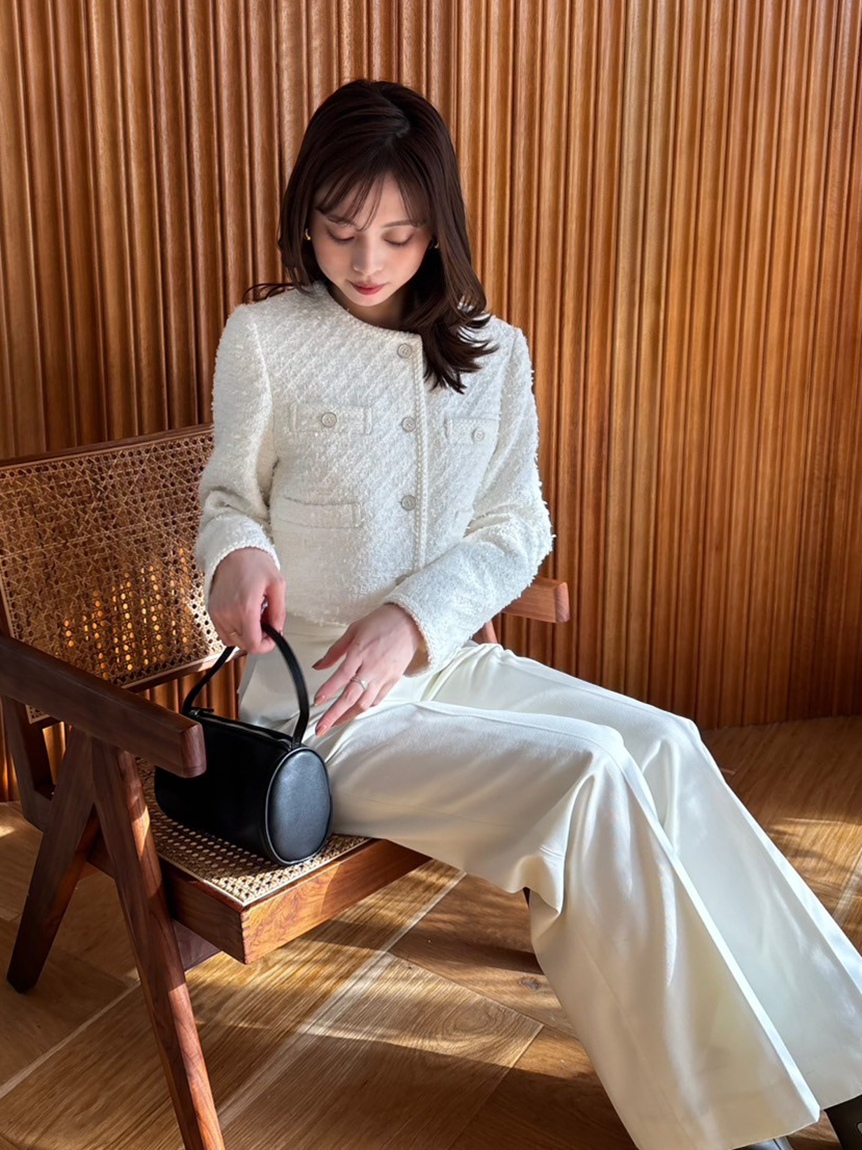 ツイードジャケット(ノーカラージャケット)｜アウター｜SNIDEL