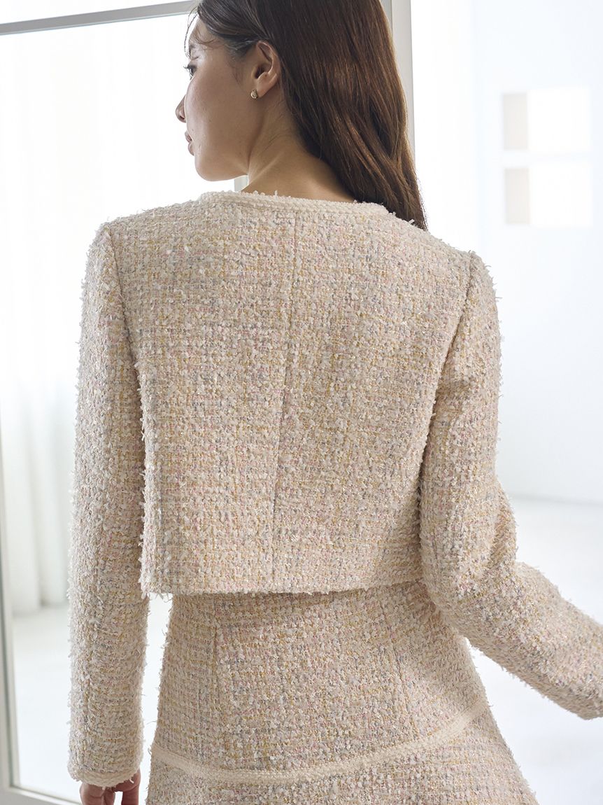 ツイードジャケット(ノーカラージャケット)｜アウター｜SNIDEL