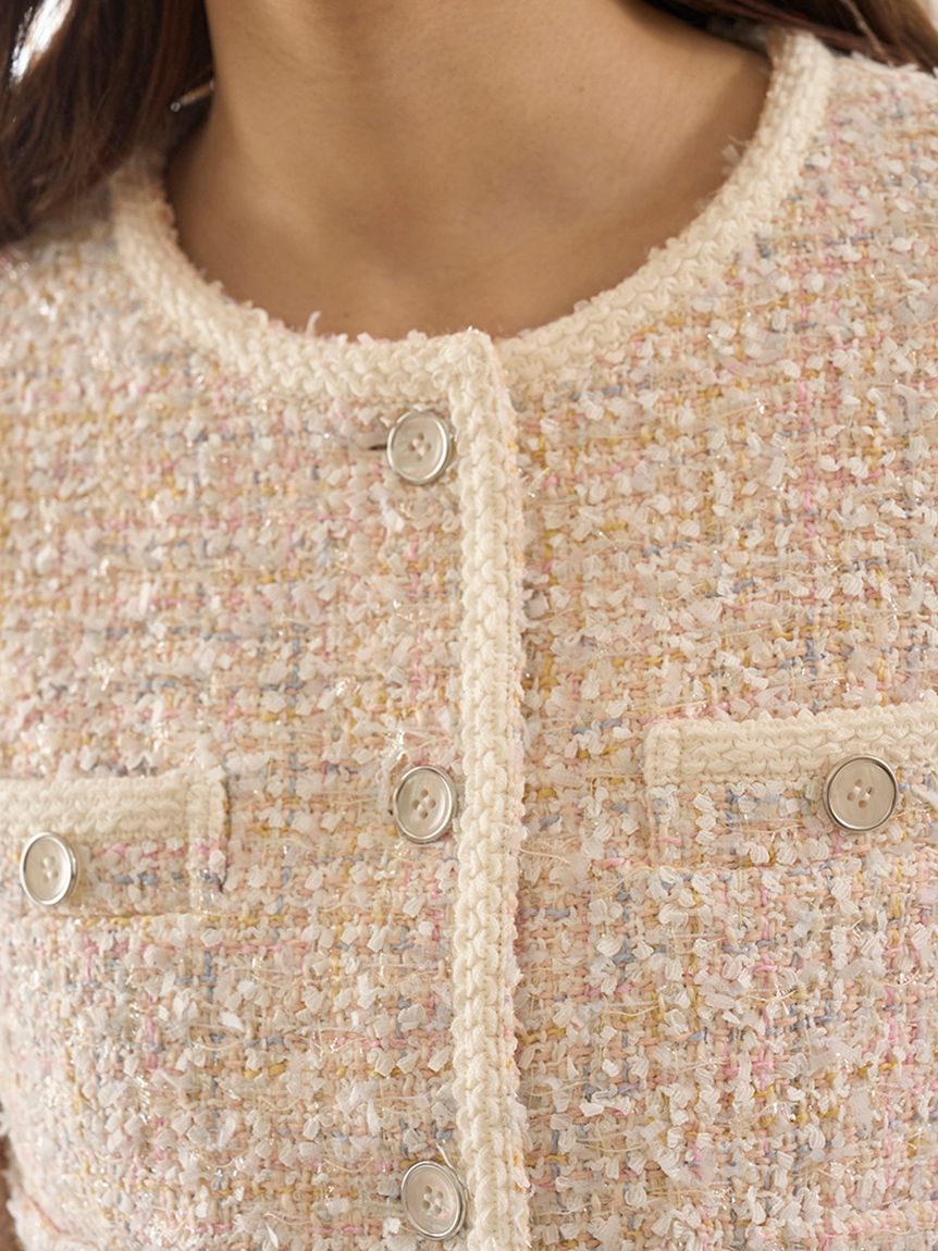 ツイードジャケット(ノーカラージャケット)｜アウター｜SNIDEL