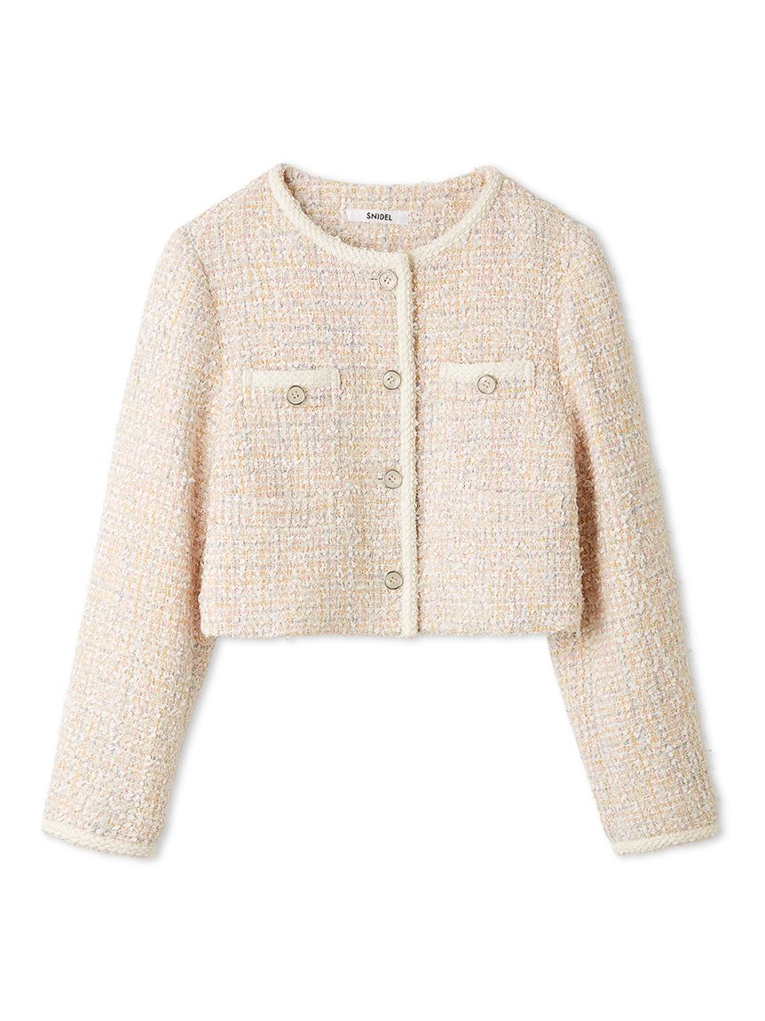 ツイードジャケット(ノーカラージャケット)｜アウター｜SNIDEL