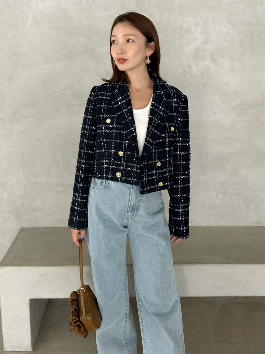 バリエツイードジャケット(テーラードジャケット)｜アウター｜SNIDEL